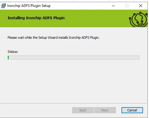 Instalador del plugin de ADFS al terminar la instalación