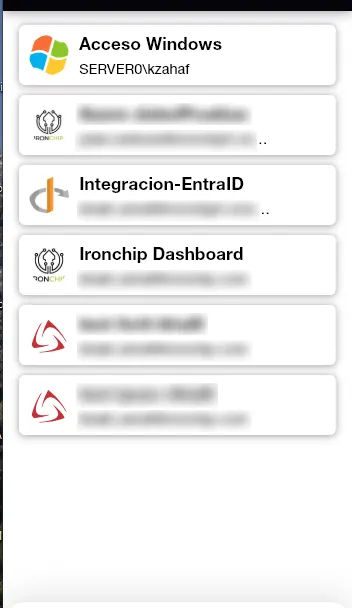 Enrolamiento de Ironchip Authenticator en el Equipo 1