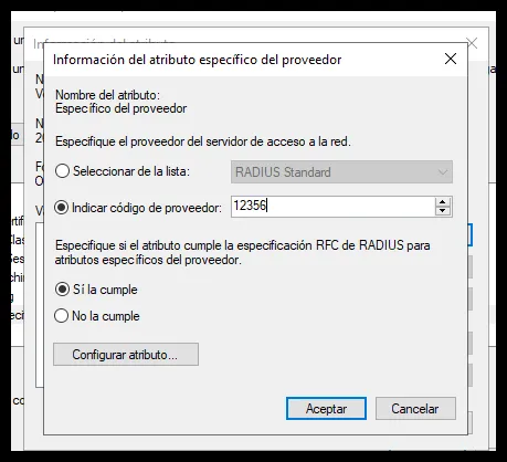 Configuración del identificador de proveedor