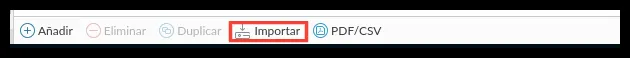 SAML IdP import window