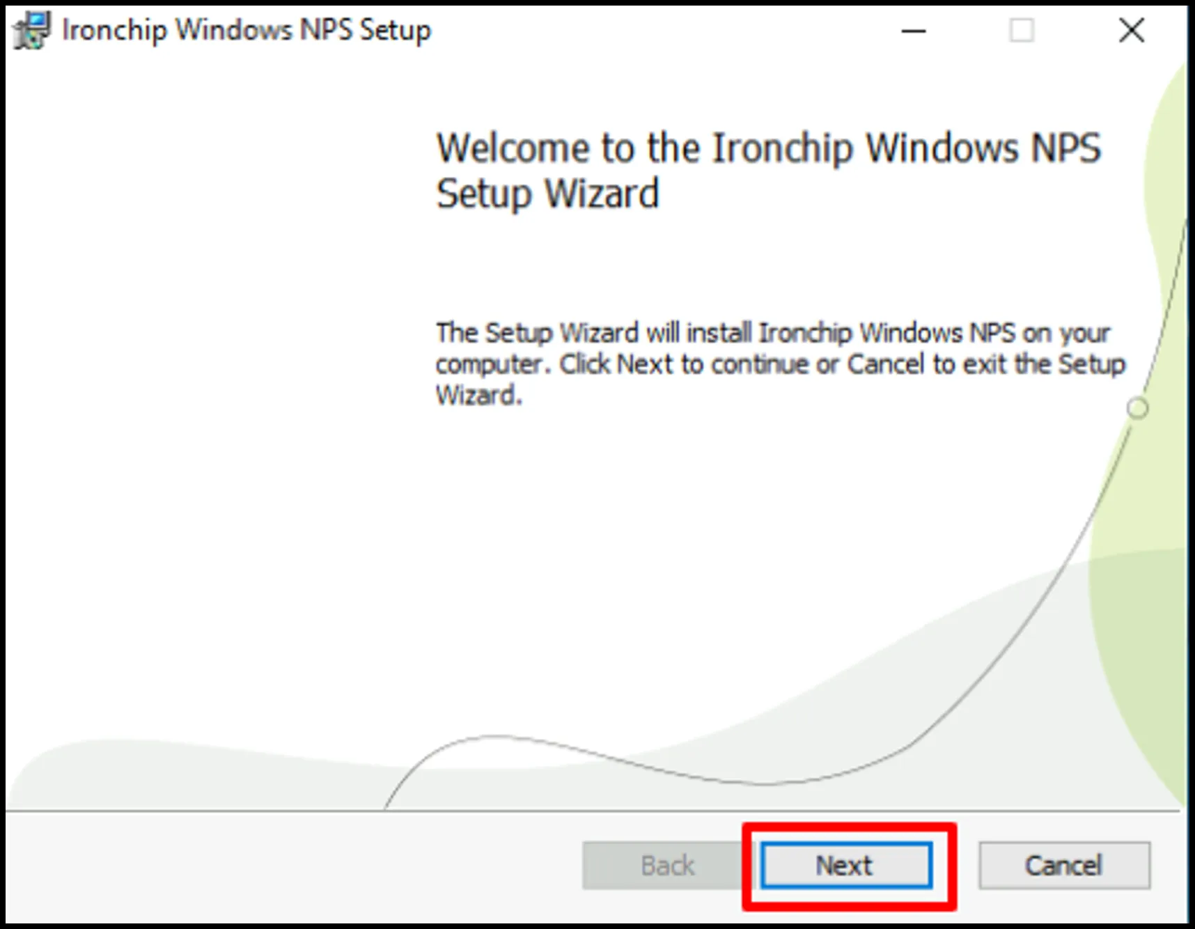 Pantalla inicial del instalador del plugin
