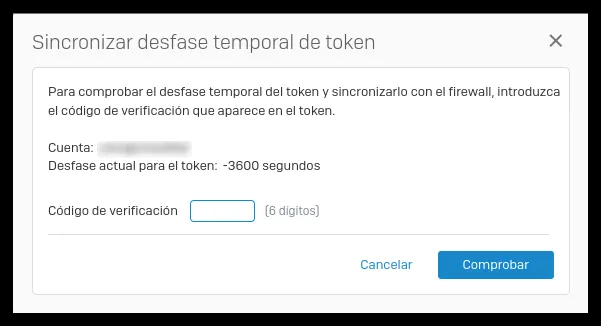 Sync window with the OTP code