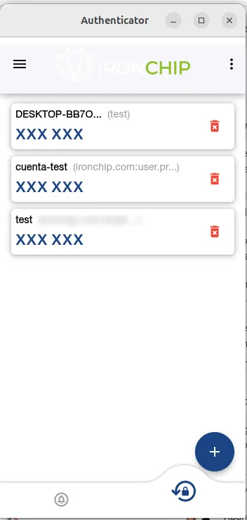 OTP sin conexión disponible en el autenticador
