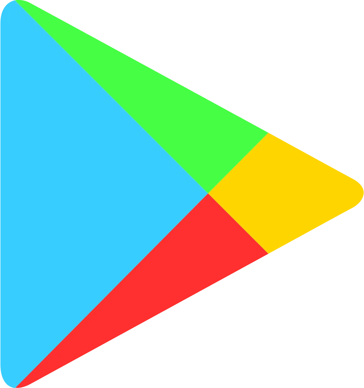 Play Store app icon on the phone